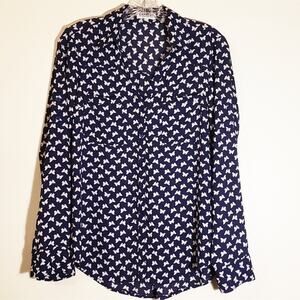 Express Portofino Blouse, Butterfly Print